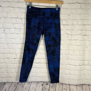 Sweaty Betty Power Womens  High Rise Leggings‎ size 6 Black Blue